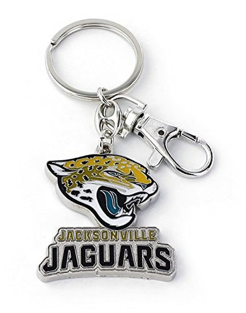 Aminco Nfl Jacksonville Jaguars Heavyweight Keychain Black One Size