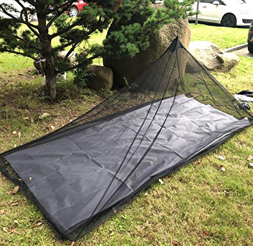 Aventik No-See-Um Camping Mosquito Net Bed Compact and Ultra-Light for Travel,Finest Holes Mesh 2000 Noseeum Netting for Camping