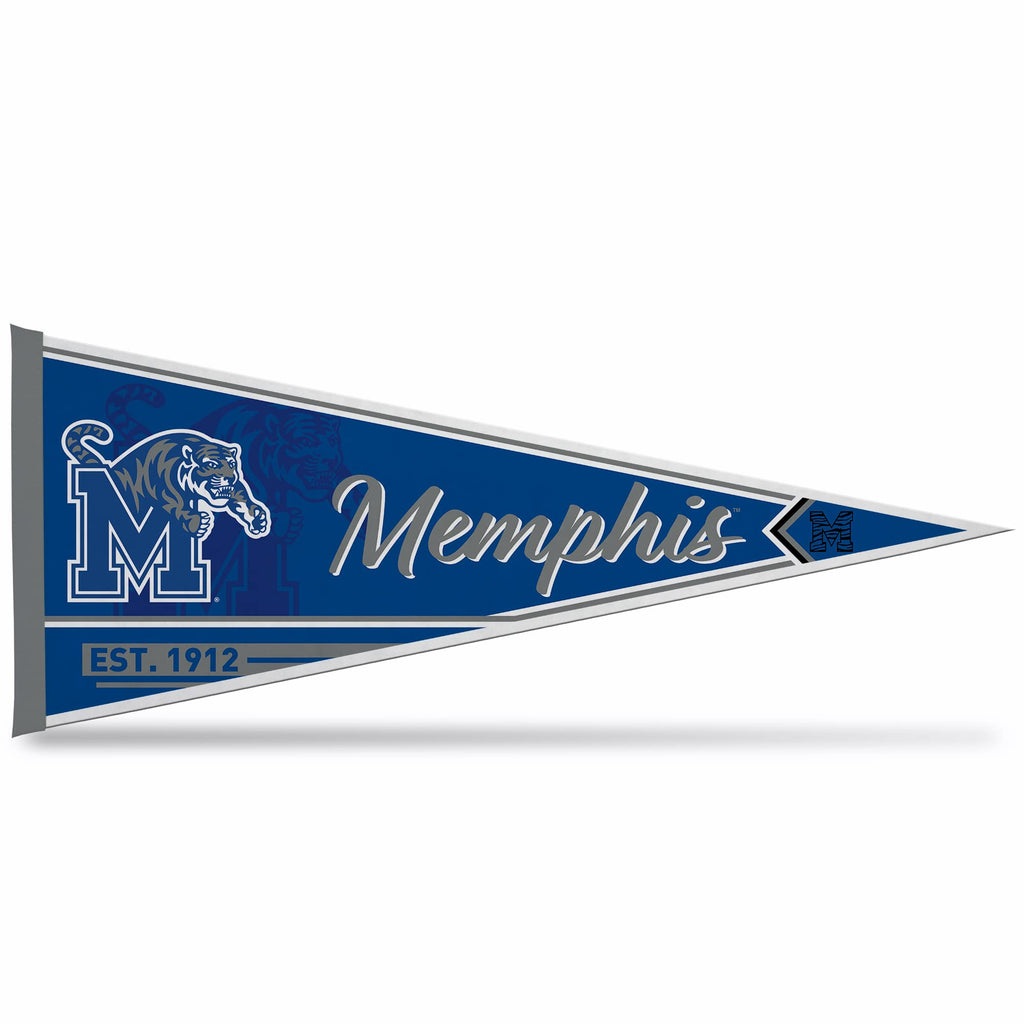 Rico Industries Ncaa Memphis Tigers Classic 12'' X 30'' Felt Wall D  Cor Pennant - Great For Home/Bed Room/Man Cave D  Cor