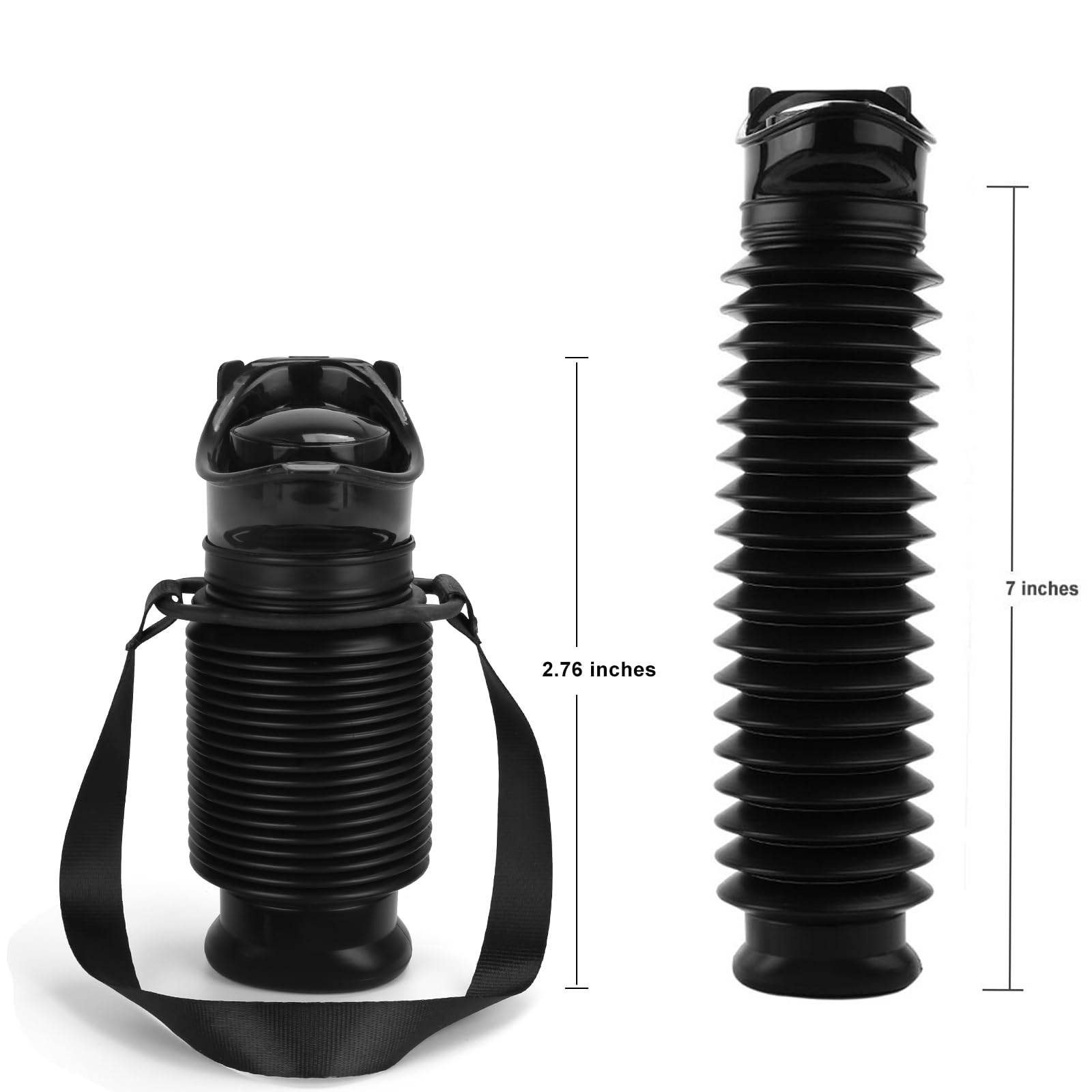 Portable Urinal For Men Women, Spill Proof Travel Emergency Urinal Bottle, Leak-Proof Collapsible Urinals, Personal Car Pee Bott