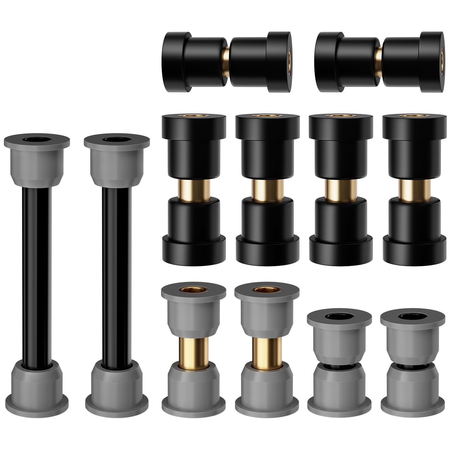 Panglong Club Car Precedent Bushing Kit, Front Suspension & Rear Suspension and A Arm Bushing Kits, Polyurethane Bushings Kit Su