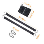 Pangaea Tree Swing Hanging Straps Kit, 5Ft10Ft20Ft30Ft, Heavy Duty Holds 2200Lbs Extra Long, With Safer Lock Snap Carabiners  Ca