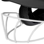 Rawlings | Coolflo Highlighter Batting Helmet | Face Guard Included | One Size Fits Most 6 1/2''-7 1/2'' | Matte Black