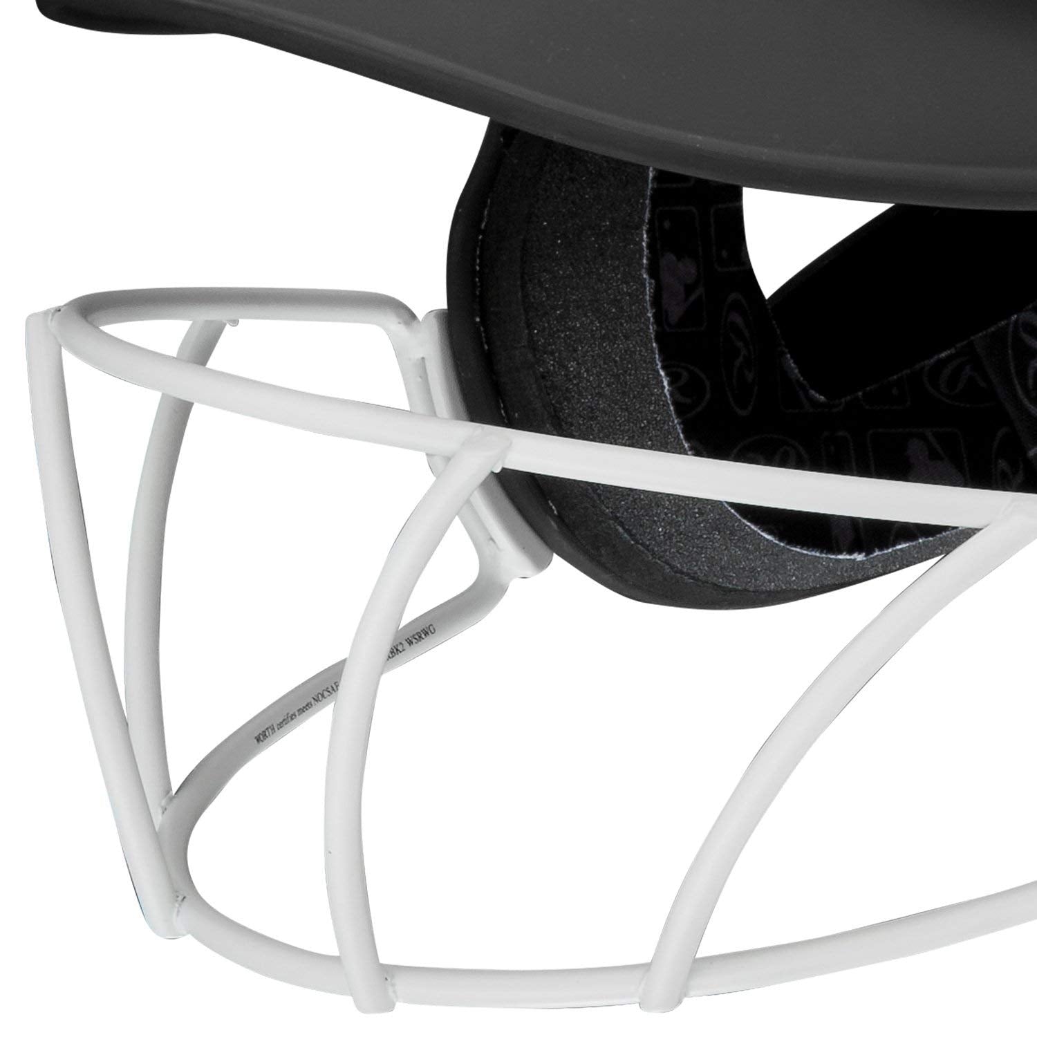 Rawlings | Coolflo Highlighter Batting Helmet | Face Guard Included | One Size Fits Most 6 1/2''-7 1/2'' | Matte Black