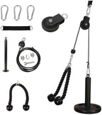 Morwealth Cable Pulley System, Lat Pull Down Weight Pulley System Gym Fitness Diy Loading Pin Weight Lifting Triceps Rope Workou