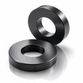 HIZO Donut Shape Magnets, Ring Magnets, 60mm OD x 24mm ID x 13mm Thick, Natural Magnetic Ring, Strong Magnet for DIY, Craft, Hom