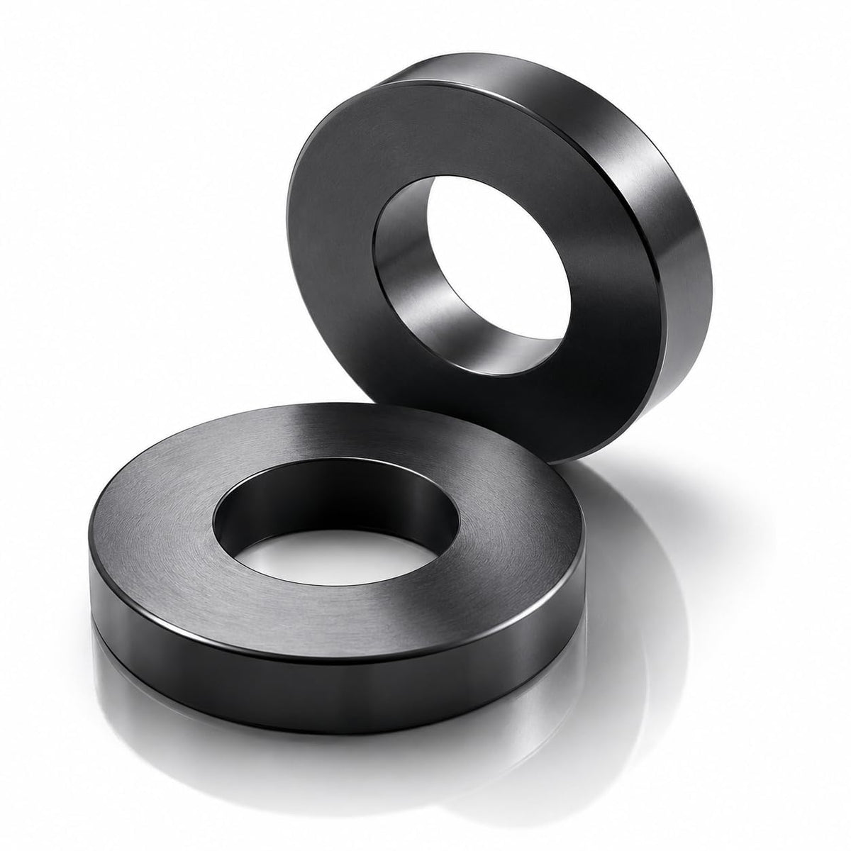 HIZO Donut Shape Magnets, Ring Magnets, 60mm OD x 24mm ID x 13mm Thick, Natural Magnetic Ring, Strong Magnet for DIY, Craft, Hom