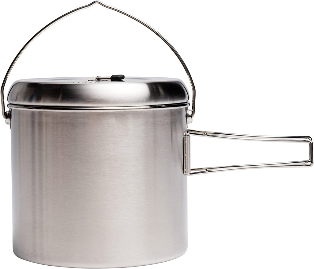Solo Stove Pot 4000 Stainless Steel Camping Pot For Outdoor Campfire Great Cookware Equipment For Backpacking Kitchen Bushcraft 