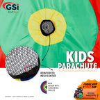 Gsi Kids Play Parachute Rainbow Parachute Toy Tent Game For Children Gymnastic Cooperative Play And Outdoor Playground Activitie