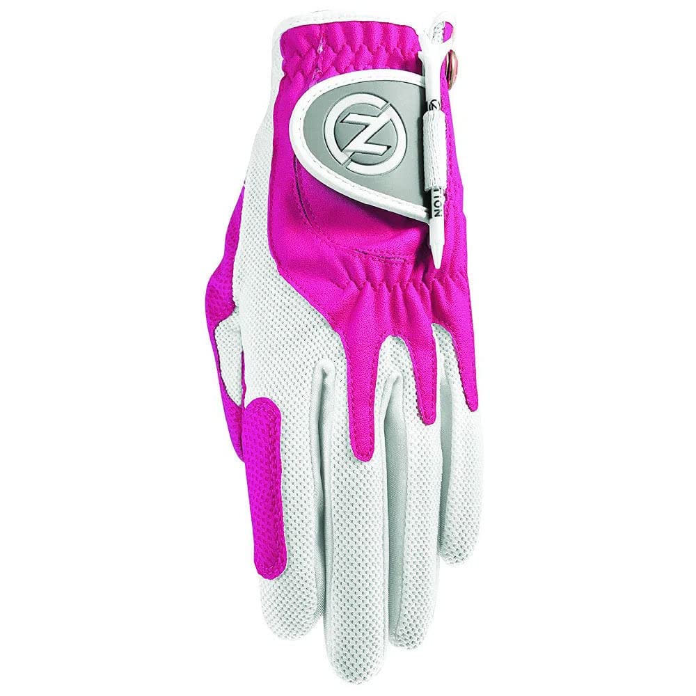 Zero Friction Performance Glove (Ladies, Right, Pink) Universal Fit Golf