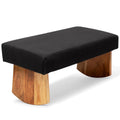 Waterglider International Meditation Bench (Zen Black), Seiza, Sustainable Acacia Wood With Curved Bottom Edges For The Perfect