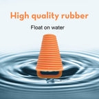 Canalhout 12 Pieces Kayak Scupper Plug Kit Tpe Scupper Plugs Drain Holes Stopper Bung With Handle (Coral-12 Pieces-Small)