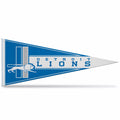 Rico Industries Nfl Football Detroit Lions Retro 12'' X 30'' Felt Wall D  Cor Pennant - Great For Home/Bed Room/Man Cave D  Cor