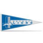 Rico Industries Nfl Football Detroit Lions Retro 12'' X 30'' Felt Wall D  Cor Pennant - Great For Home/Bed Room/Man Cave D  Cor