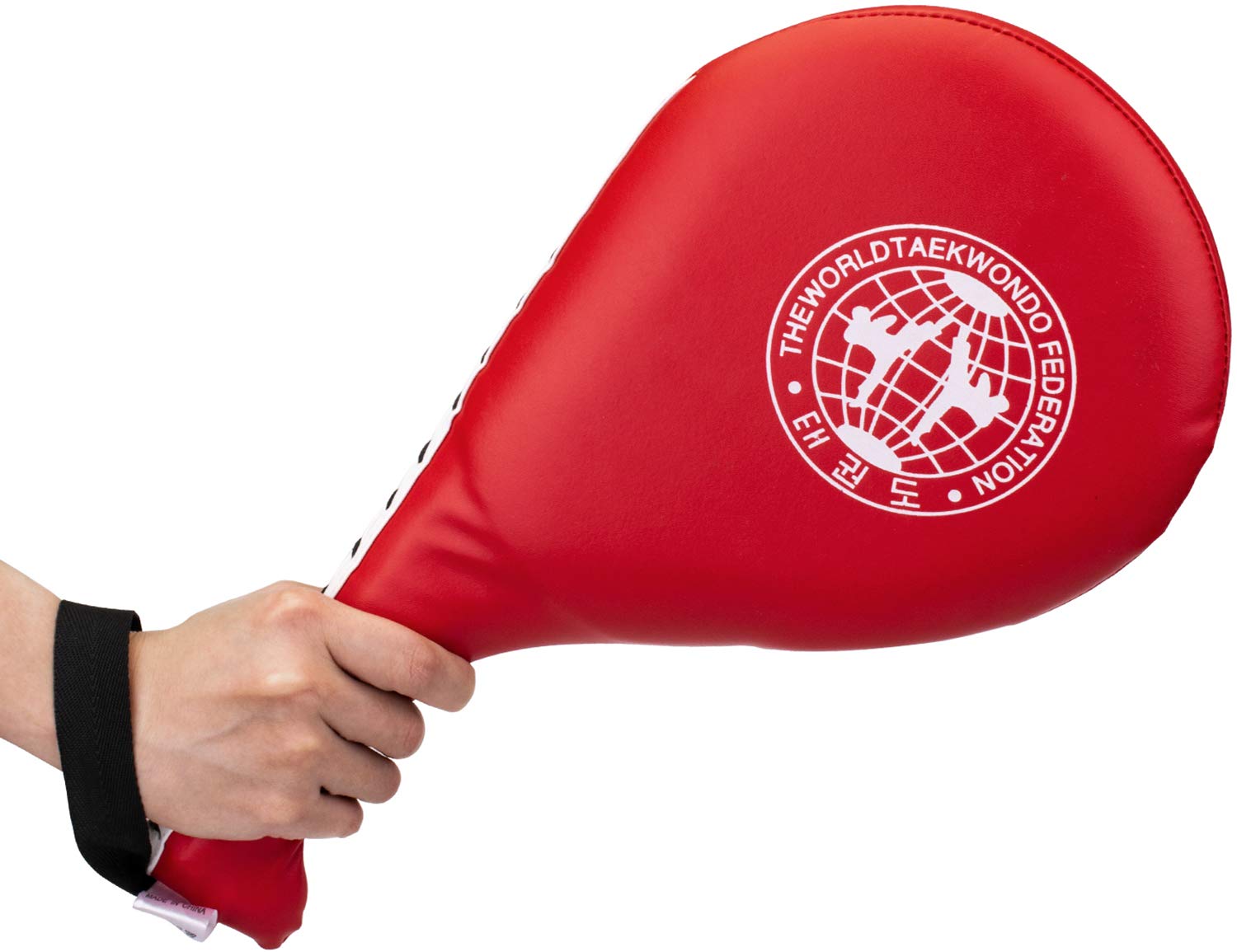Nicunom 2 Pack Taekwondo Kick Pads, Durable Striking Pad Target Tkd Karate Martial Arts Strike Targets Kickboxing Training, Red