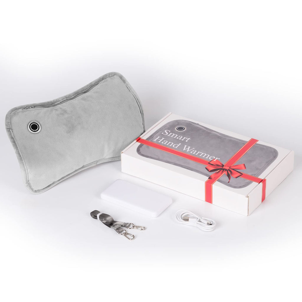 Hand Warmers Rechargeable, Portable Graphene Heated Gloves Handwarmers Bag With 10000Mah Power Bank&3 Heat Modes, Fast Electric