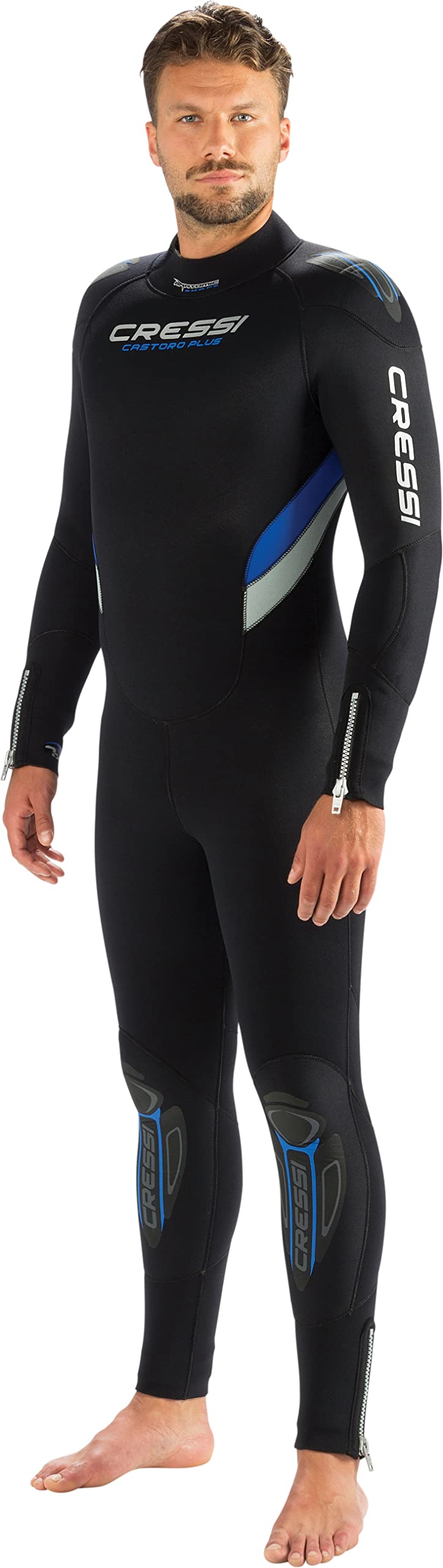 One-Piece Scuba Diving Full Wetsuit 5mm/7mm Durable Nylon II Neoprene, Men's and Ladies'  Castoro: designed in Italy