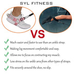 Glute Workout Kickback Strap - Booty Building And Workout Trainer - Home And Gym Leg Resistance Booty Bands For Cable Machines (