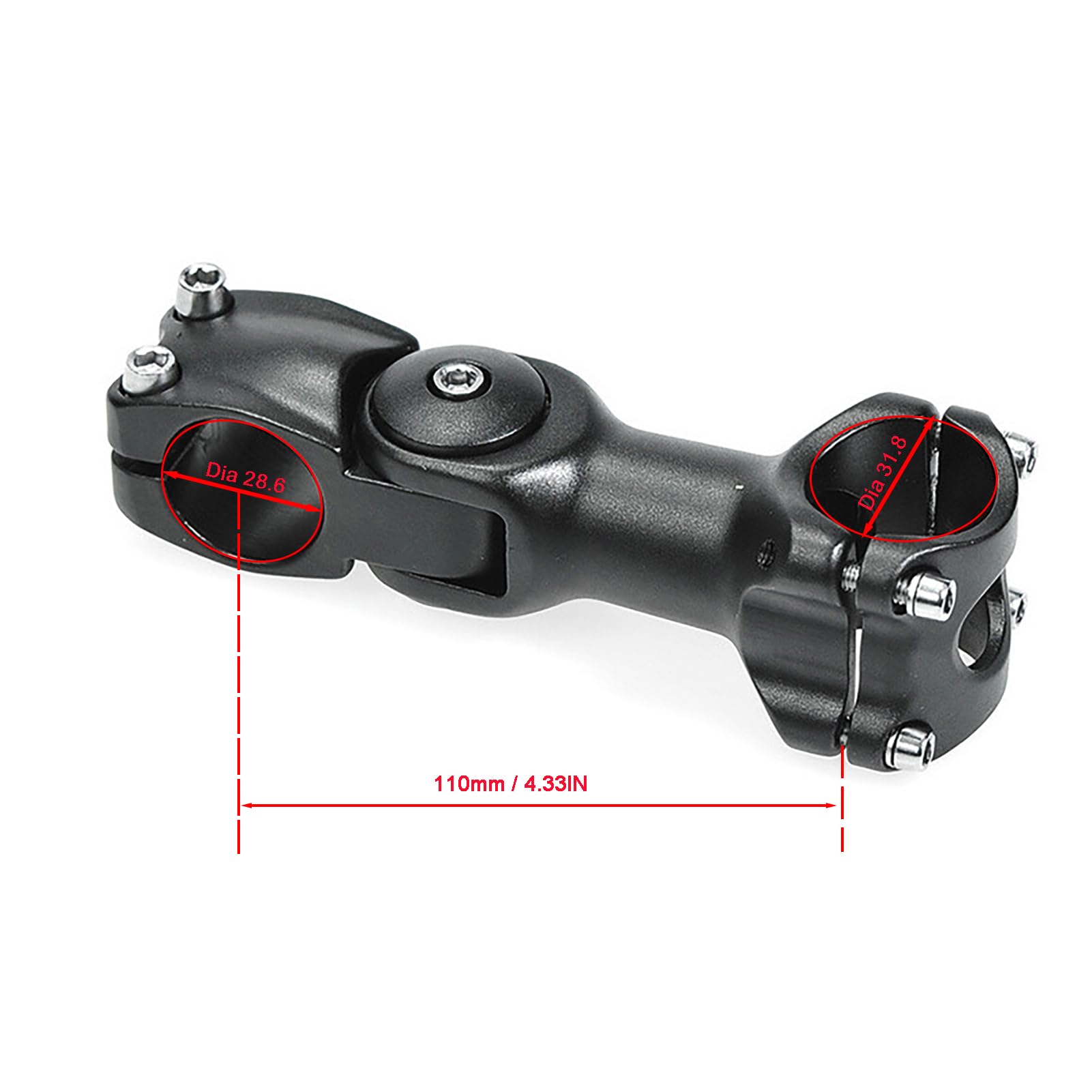 Cotouxker Bike Stem Riser, Bicycle Handlebar Risers Extender For 28.6Mm Fork Stem Increase Height