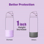Diumepo Silicone Water Bottle Boot for Owala 32 oz, Anti-Slip Protective Sleeve for Twist, FreeSip & Flip Stainless Steel Bottle