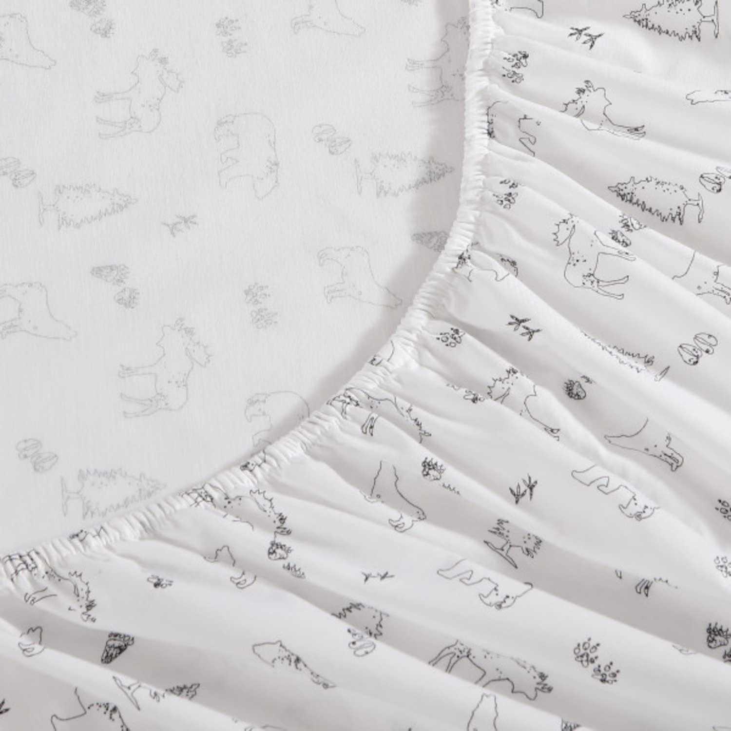 Eddie Bauer - Twin Sheets, Cotton Percale Bedding Set, Crisp  Cool Home Decor (Animal Tracks, Twin)