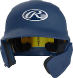 Rawlings Mach 1-Tone Right Batting Helmet W/ Adjustable Face Guard Right Handed Adjustable, Sr, Navy