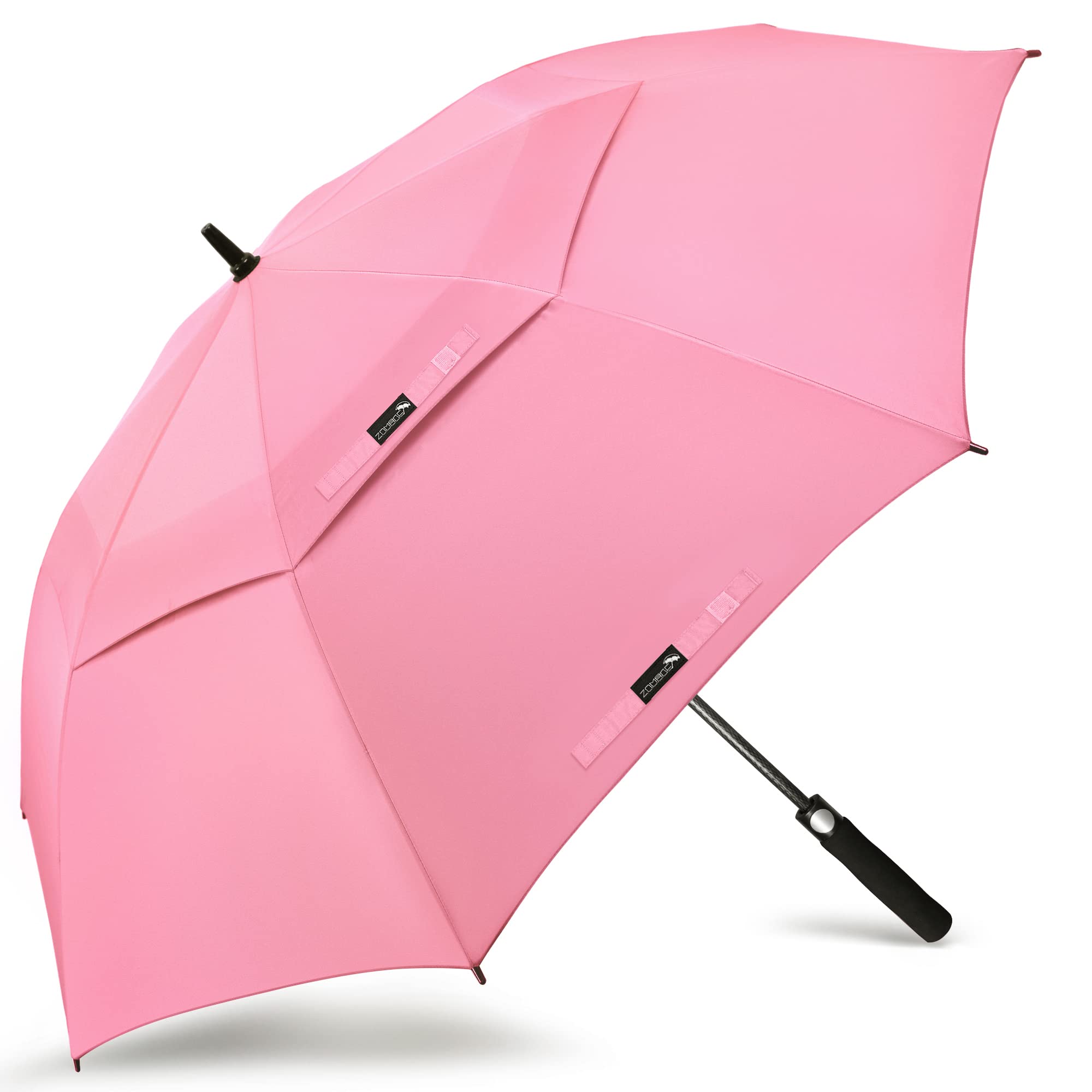 Zomake Large Golf Umbrella 68 Inch - Double Canopy Vented Golf Umbrellas For Rain Windproof Automatic Open Golf Push Cart Umbrel