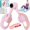 Kegel Exercise, Inner Thigh Exerciser with Resistance Band, Pelvic Floor Muscle Workout Equipment, Thigh Workout Equipment, Hip