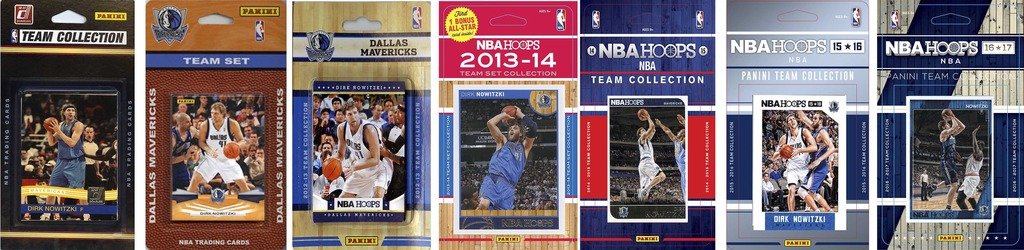 Nba Dallas Mavericks 7 Different Licensed Trading Card Team Sets