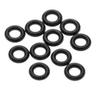 Dophee 100Pcs Stems/Flights Darts Tip Rubber O Ring Black Gasket Grip Washer Grommets