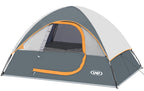 Camping Tent 4 Person, Waterproof Windproof Tent With Rainfly Easy Set Up-Portable Dome Tents For Camping