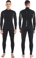 Dark Lightning Full Body Wetsuit Men And Women, 3/2Mm Wet Suit Womens Mens Diving Surfing Snorkeling Kayaking Water Sports (Men 