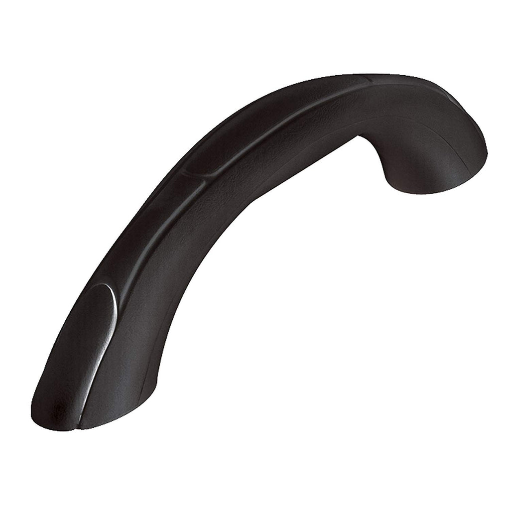 Attwood 2050-5 Ergonomic One-Piece Vinyl Grab Handle, Black Finish