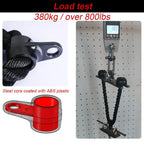 Tricep Rope 27 & 35 Inches 2 Colors Fitness Attachment Cable Machine Pulldown Heavy Duty Coated Nylon Rope With Solid Rubber End