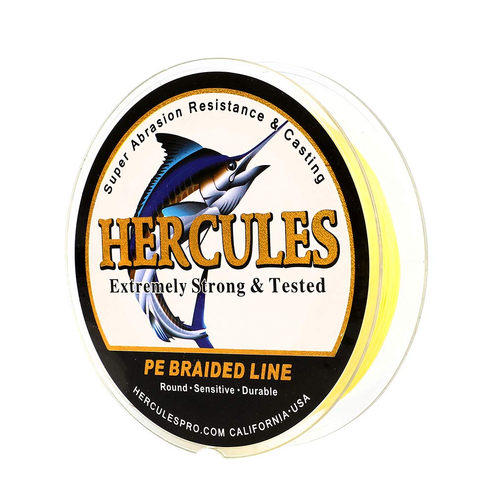 Hercules Super Cast 100M 109 Yards Braided Fishing Line 120 Lb Test For Saltwater Freshwater Pe Braid Fish Lines Superline 8 Str