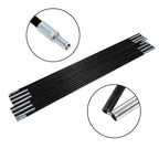 2 Sets 7 Sections Outdoor Camping Fiber Glass Rod Doubletent