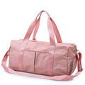 Karresly Sports Gym Bag For Women Or Men Travel Duffel Bag With Wet Pocket And Shoes Compartment For Training Swim Yoga, Pink, F