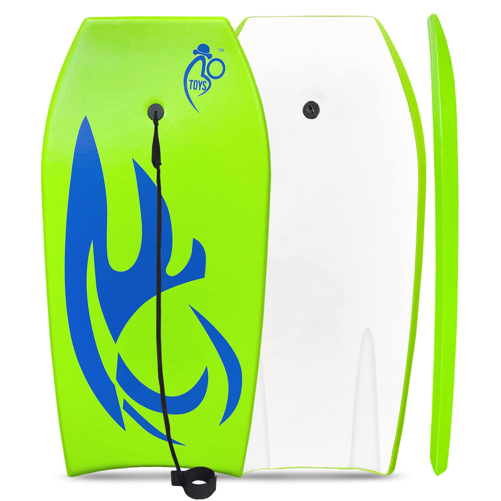 Bo-Toys Body Board Lightweight With Eps Core (Green, 41-Inch)