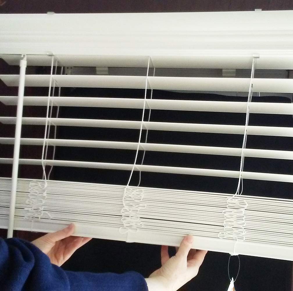 Us Window And Floor 2 Faux Wood 5775 W X 60 H, Inside Mount Cordless Blinds, 5775 X 60, White