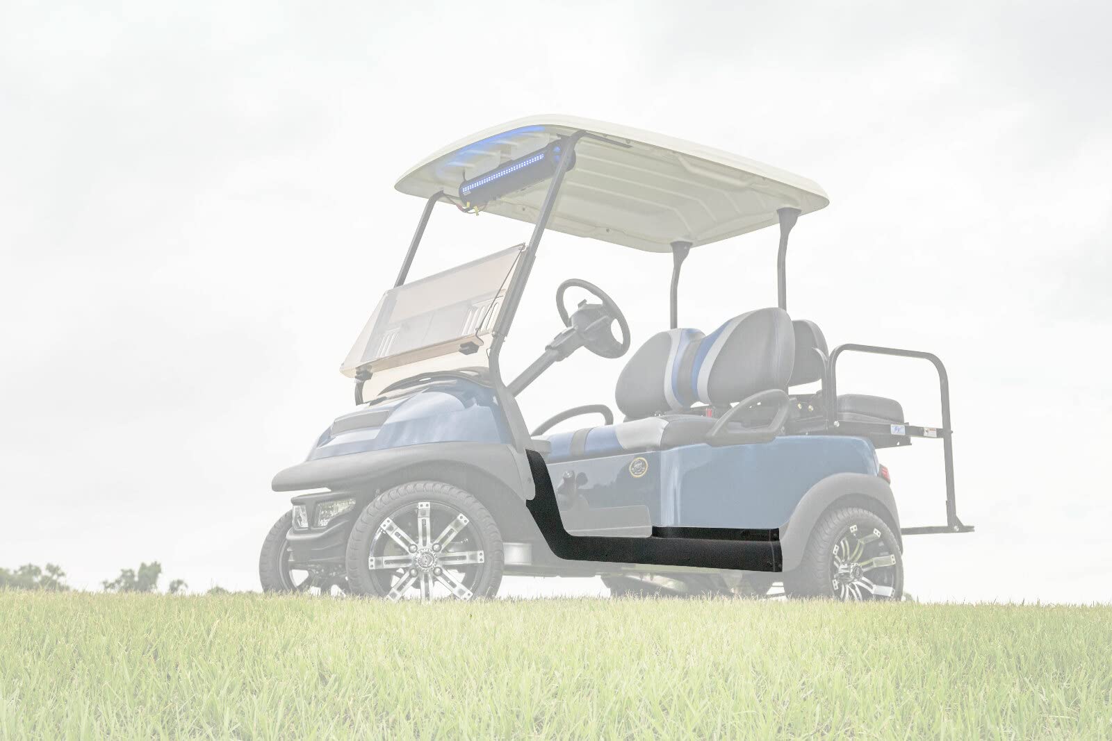 Performance Plus Carts Club Car Precedent Golf Cart Driver Side Kick Panel - Black