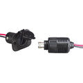 Marinco 12Vcps2 2 Wire Connectpro Receptacle And Plug Combo, 40 Amp Black