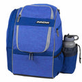 Innova Excursion Disc Golf Backpack Bag, Holds 25 Discs, Spacious Side Pocket, Rain Cover Included Blue