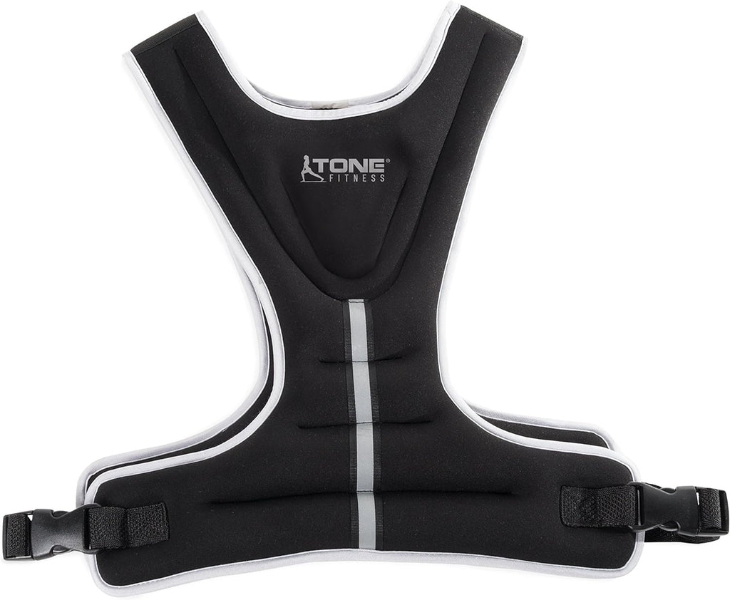 Tone Fitness 8Lb Weighted Vest, Black