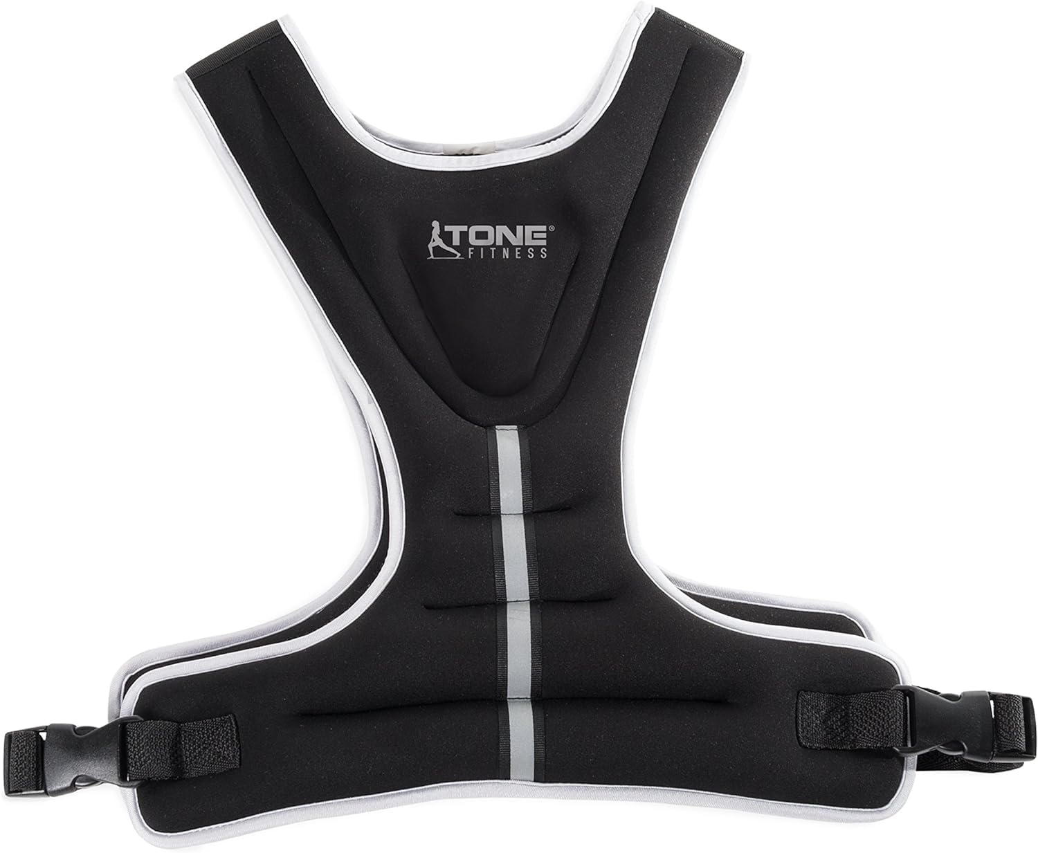 Tone Fitness 8Lb Weighted Vest, Black