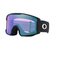Oakley Line Miner L OO7070 Matte Black/Prizm Snow Iced Iridium Ski Goggles for Men for Women + Bundle Accessory Leash Kit, Micro