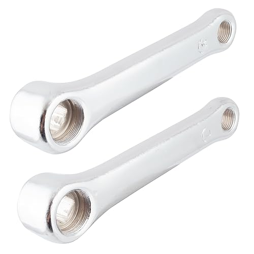 Sunlite Unicycle Cotterless Steel Crank Arm Set, 5'', Silver