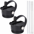 Poyaku Straw Lid For Yeti Rambler 12/18/26/36/46/64 Oz Straw Cap Replacement With Soft Handle For Rtic | Leakproof | Bpa Free |