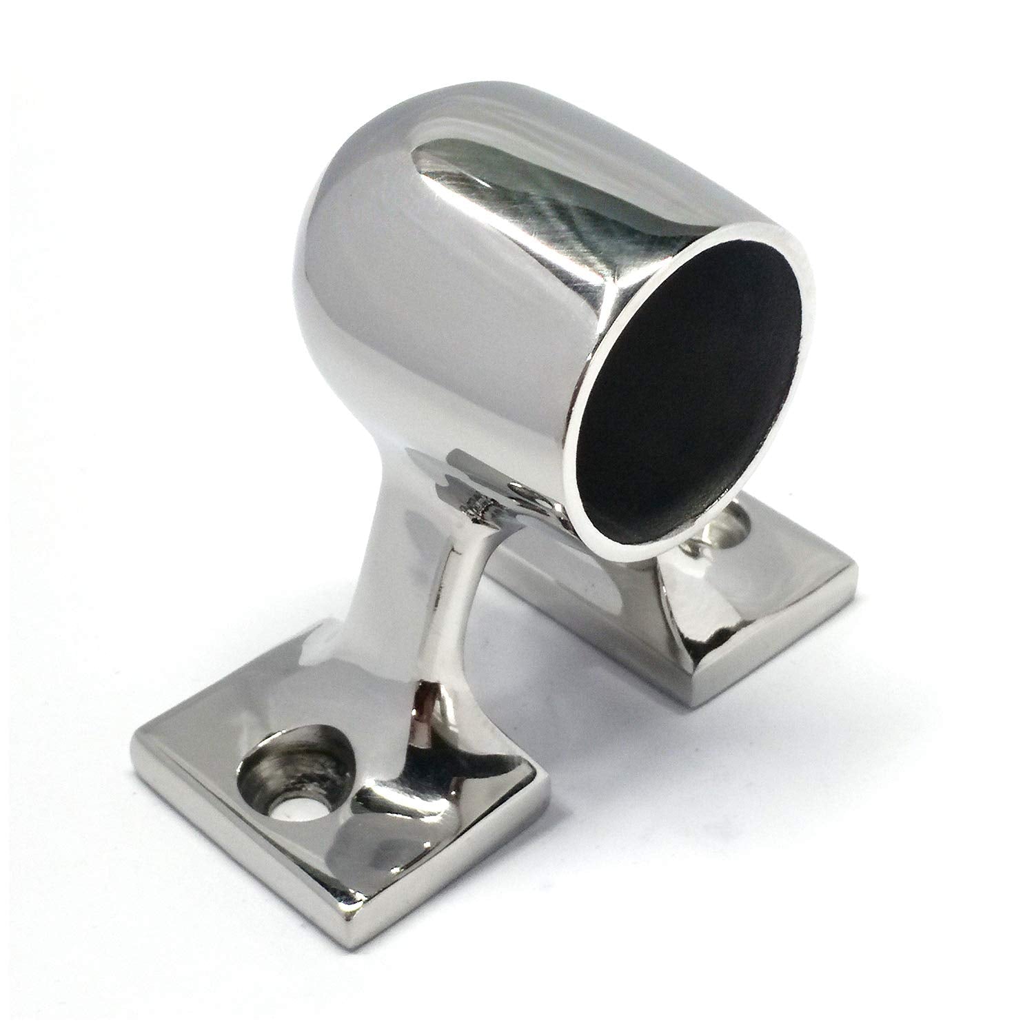 316 Stainless Steel Marine Grade Boat Hand Rail Fitting 1 OD Tube 90 Degree End Stanchion