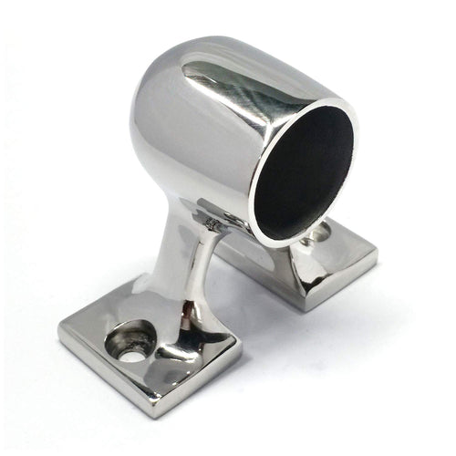 316 Stainless Steel Marine Grade Boat Hand Rail Fitting 1 OD Tube 90 Degree End Stanchion