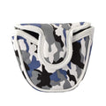 Gooaction Camo Blue Golf Mallet Putter Head Cover Magnetic Closure With Camouflage Creative Pattern Synthetic Leather Putters He